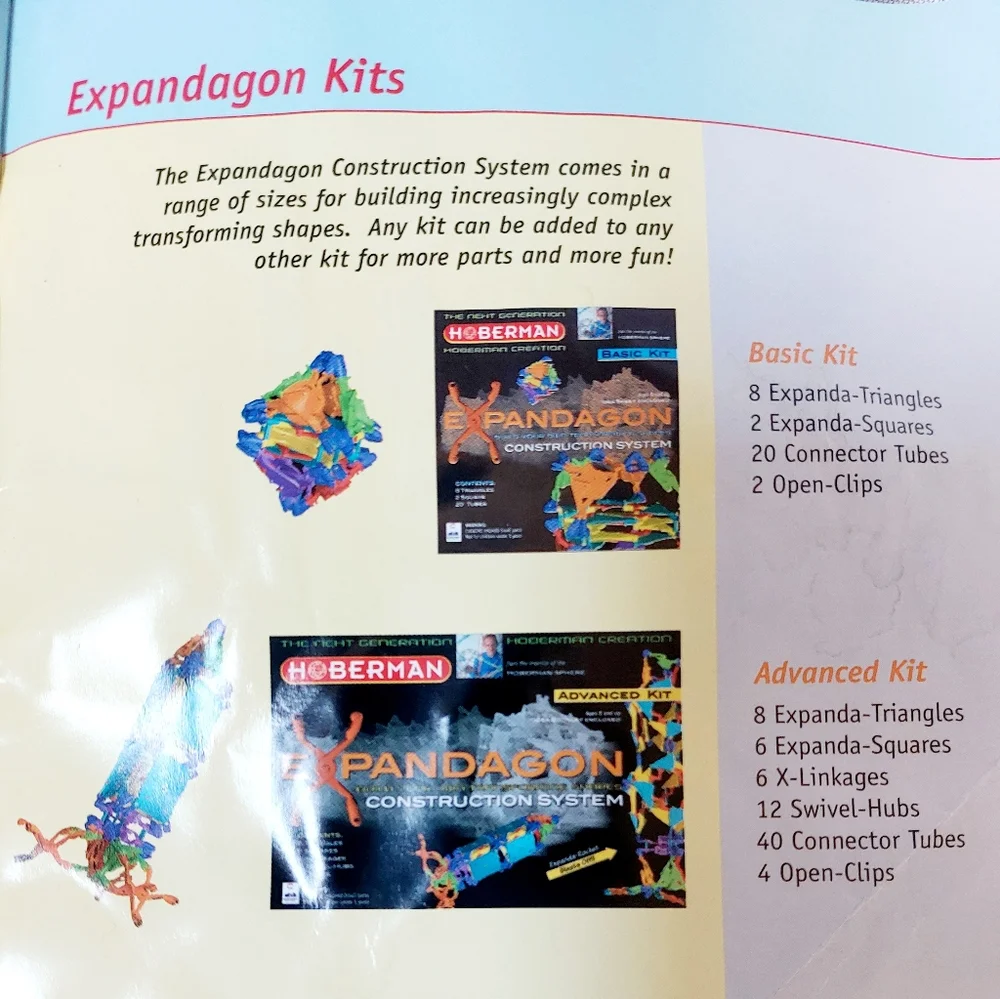 Expandagon Building Geometry Toy Set‎ Hoberman STEM